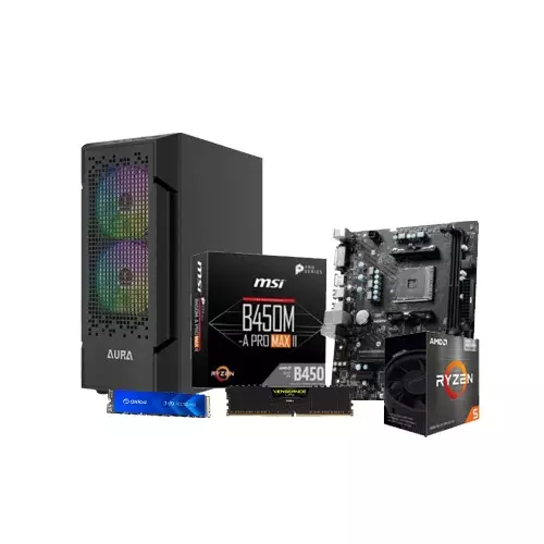 AMD Ryzen 5 5600GT MSI B450M-A PRO MAX II Motherboard 16GB Ram 256GB SSD PC