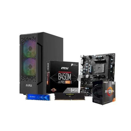 AMD Ryzen 5 5600GT MSI B450M-A PRO MAX II Motherboard 16GB Ram 256GB SSD PC