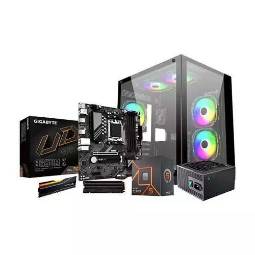 AMD RYZEN 5 7600 GIGABYTE B650M K 16GB RAM 1TB SSD Desktop PC