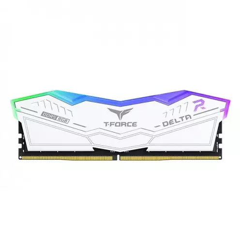 Team Delta RGB 16GB DDR5 6400MHz White Desktop RAM