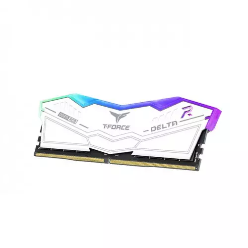 Team Delta RGB 16GB DDR5 6400MHz White Desktop RAM - 1