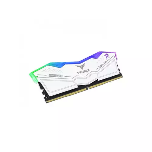 TEAM T-FORCE DELTA RGB 32GB (16GBX2) 6000MHZ DDR5 GAMING RAM WHITE-gallery-1
