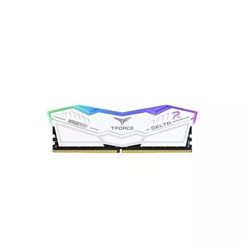 TEAM T-FORCE DELTA RGB 32GB 6000MHz DDR5 Gaming RAM (White) - 1