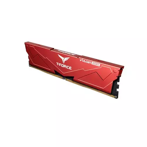TEAM T-Force Vulkan 16GB DDR5 6000MHz CL38 Desktop Ram (Red) - 1