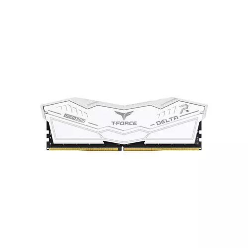 TEAM T-FORCE Delta RGB 32GB (16x2) DDR5 5600MHz Gaming Desktop RAM (White) - 4