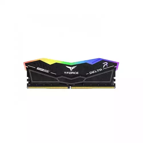 TEAM T-FORCE DELTA RGB 16GB (2x8GB) 6000MHz DDR5 Gaming Desktop RAM (Black)