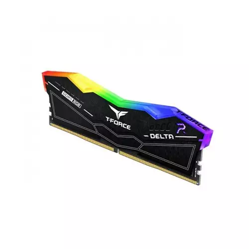 TEAM T-FORCE DELTA RGB 16GB (2x8GB) 6000MHz DDR5 Gaming Desktop RAM (Black)-1