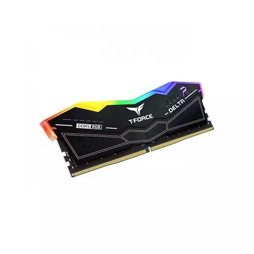 TEAM T-FORCE DELTA RGB 16GB (2x8GB) 6000MHz DDR5 Gaming Desktop RAM (Black) - 2