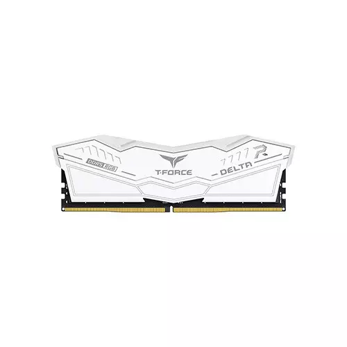TEAM T-FORCE DELTA RGB 16GB (2x8GB) 6000MHz DDR5 Gaming Desktop RAM (White)-3