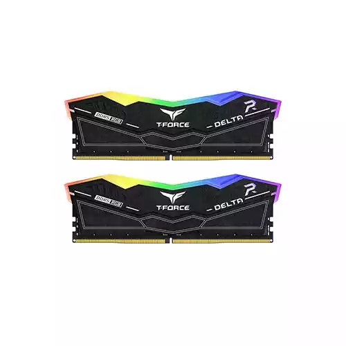 Team Delta RGB 64GB (2x32GB) DDR5 6000MHz CL38 Desktop RAM (Black)