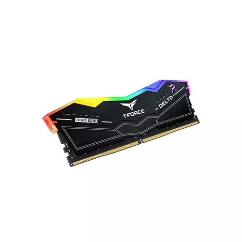 Team Delta RGB 64GB (2x32GB) DDR5 6000MHz CL38 Desktop RAM (Black) - 1