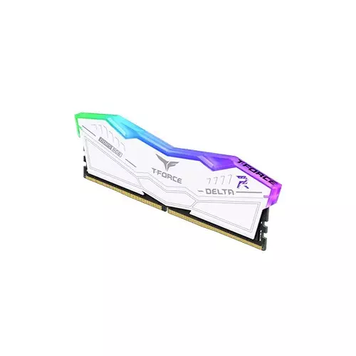 TEAM T-FORCE DELTA RGB 32GB (2x16GB) 6000MHz DDR5 CL30 White Gaming Desktop RAM-3