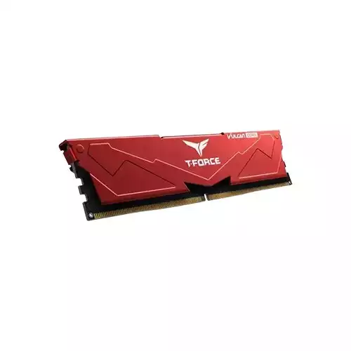 TEAM VULCAN 8GB DDR5 6000MHz CL38-38-38-78 Heatsink Gaming Desktop RAM RED