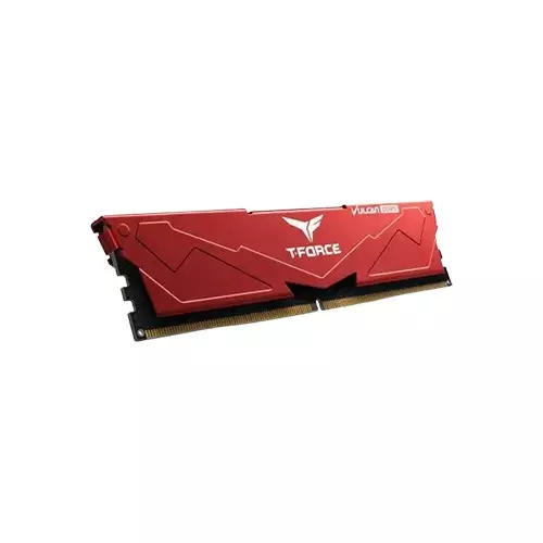 TEAM VULCAN 8GB DDR5 6000MHz CL38-38-38-78 Heatsink Gaming Desktop RAM RED