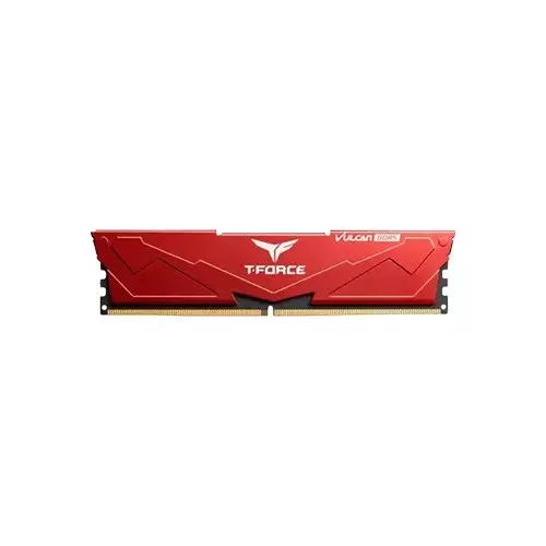 TEAM VULCAN 8GB DDR5 6000MHz CL38-38-38-78 Heatsink Gaming Desktop RAM RED-gallery-1