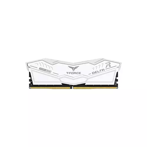 TEAM T-FORCE DELTA RGB 16GB DDR5 6000MHz CL28 Desktop RAM (White)-gallery-3