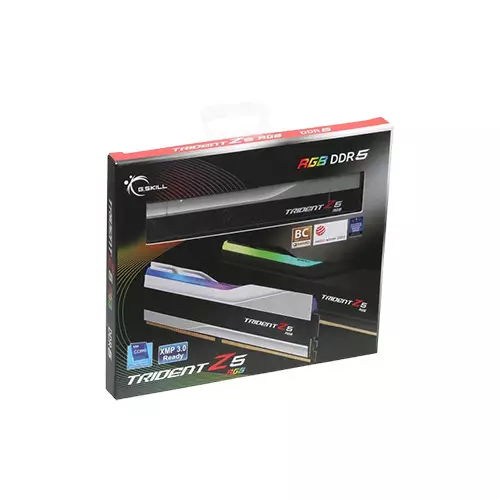 G.Skill Trident Z5 RGB Series 32GB (2 x 16GB) DDR5 5200MHz Desktop RAM (Silver) - 0