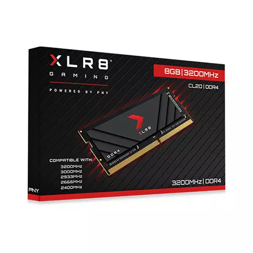 PNY XLR8 8GB DDR4 3200MHz SODIMM Gaming Laptop Ram-gallery-3