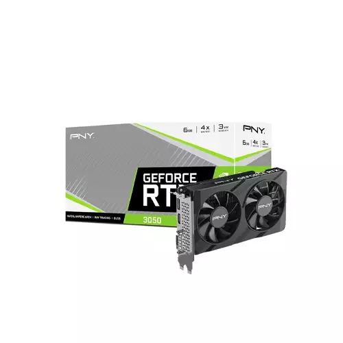 PNY VERTO GeForce RTX 3050 6GB GDDR6 Graphics Card