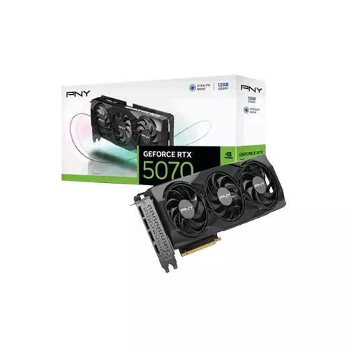 PNY GeForce RTX 5070 Triple Fan 12GB GDDR7 Graphic Card