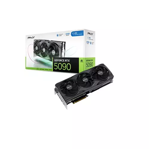 PNY GeForce RTX 5090 32GB OC Triple Fan GDDR7 Graphics Card