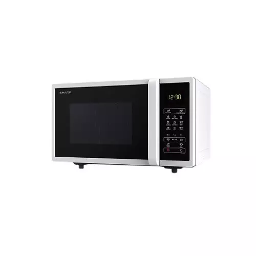 Sharp R25CTS 25L Touch Membrane Control Solo Microwave Oven (White)