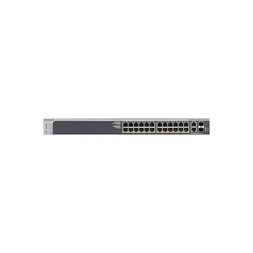 Netgear S3300-28X-PoE+ (GS728TXP) 28-Port Managed Stackable Smart Switch - 1