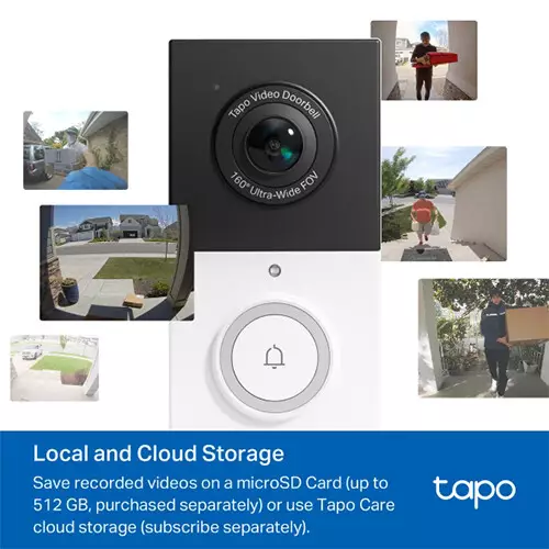 TP-Link Tapo D210 Smart WiFi Video Doorbell Camera-gallery-2