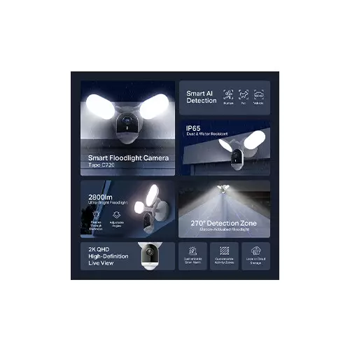 Tp-Link Tapo C720 Smart Floodlight Camera - 0