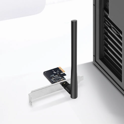 TP-Link Archer T2E V2 AC600 Wireless Dual Band PCI Express Adapter - 1