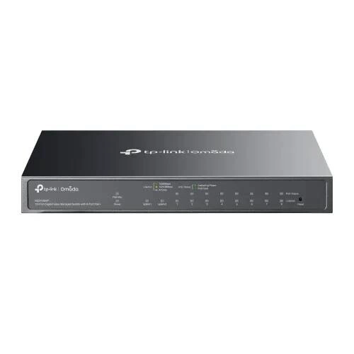 TP-Link Omada ES210GMP 10-Port Gigabit Switch with 8-Port PoE+