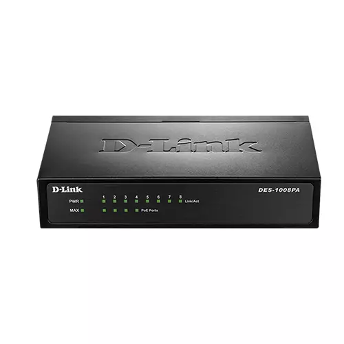 D-link DES-1008P 8-Port Desktop Switch
