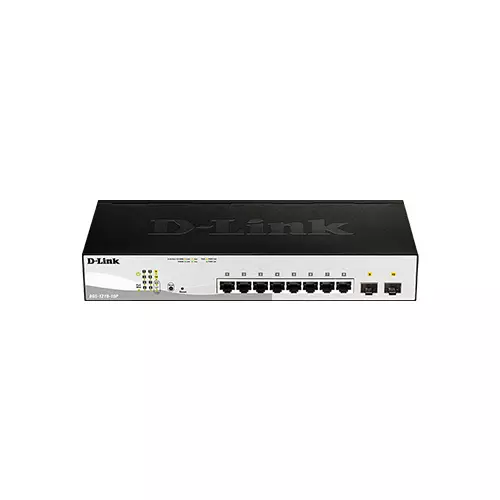 D-Link DGS-1210-10P 08 Port Gigabit Smart Switch With 02 Port SFP
