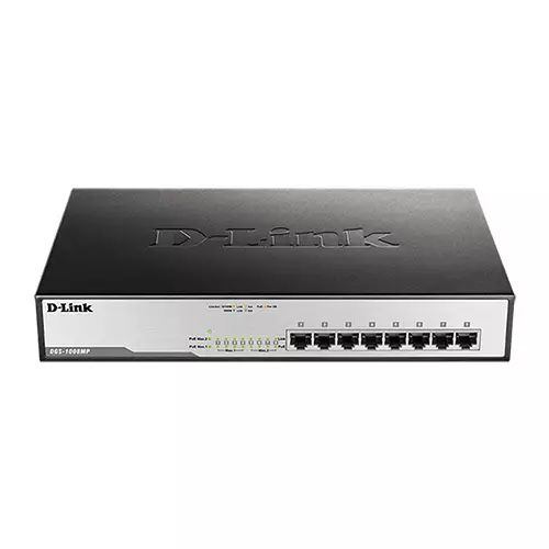 D-link DGS-1008MP 8 port Desktop Switch