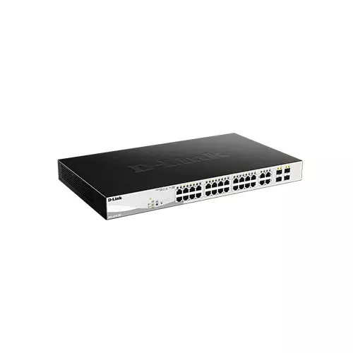 D-Link DGS-1210-28P 24 Port 10/100/1000 POE Smart Switch - 1