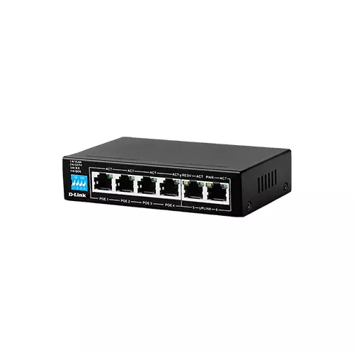 D-LINK DES-F1006P-E 6 PORT UNMANAGED POE SWITCH-gallery-2