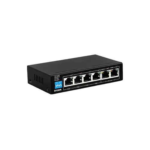 D-LINK DES-F1006P-E 6 PORT UNMANAGED POE SWITCH-gallery-1