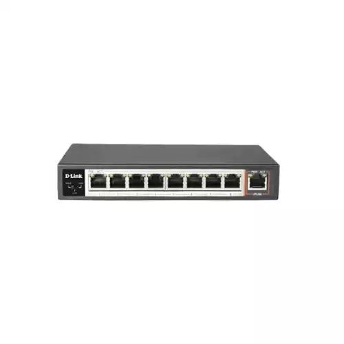 D-LINK DES-F1009P-E 100MBPS 8 PORT POE SWITCH