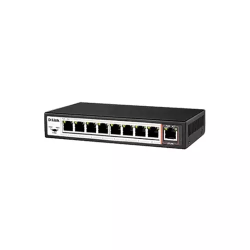D-LINK DES-F1009P-E 100MBPS 8 PORT POE SWITCH-gallery-1