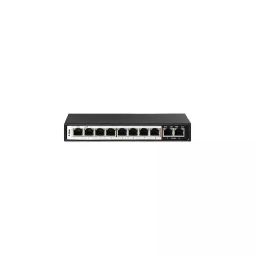 D-link DES-F1010P-E 10 Port Unmanaged PoE Switch