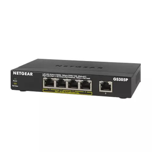 Netgear GS305P 5-Port Gigabit Desktop Switch - 2