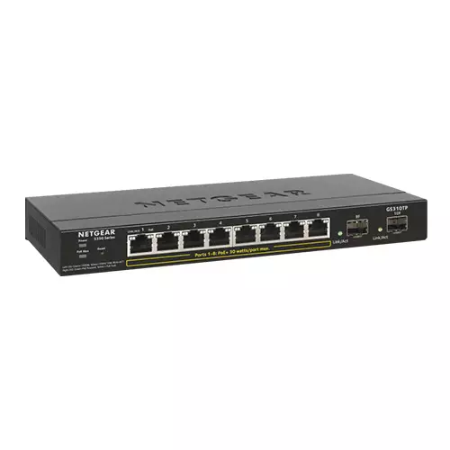 Netgear GS310TP 8-Port Gigabit PoE+ Manage Desktop Switch + 2SFP-2