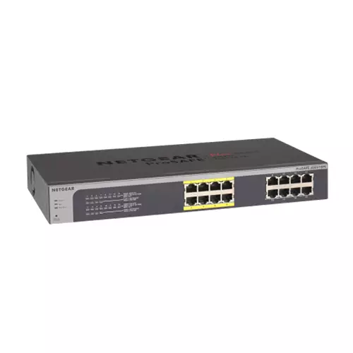 Netgear JGS516PE 16-Port Gigabit Smart Managed Plus Switch + 8 Port PoE - 2