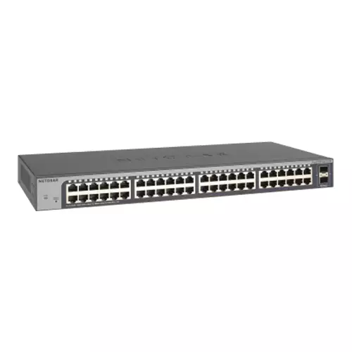 Netgear GS750E 48-port ProSafe Gigabit Smart Managed Plus Switch (2SFP) - 2