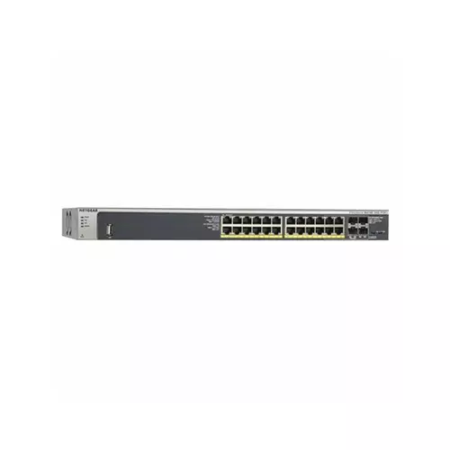 Netgear 24-Port ProSafe Gigabit L2 Manage+PoE Switch+4SFP