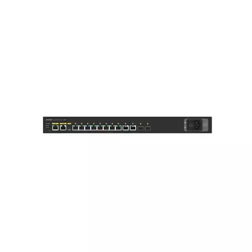 Netgear M4250-10G2F-PoE+ AV Line 8G PoE+ 1G and SFP Managed Switch - 1