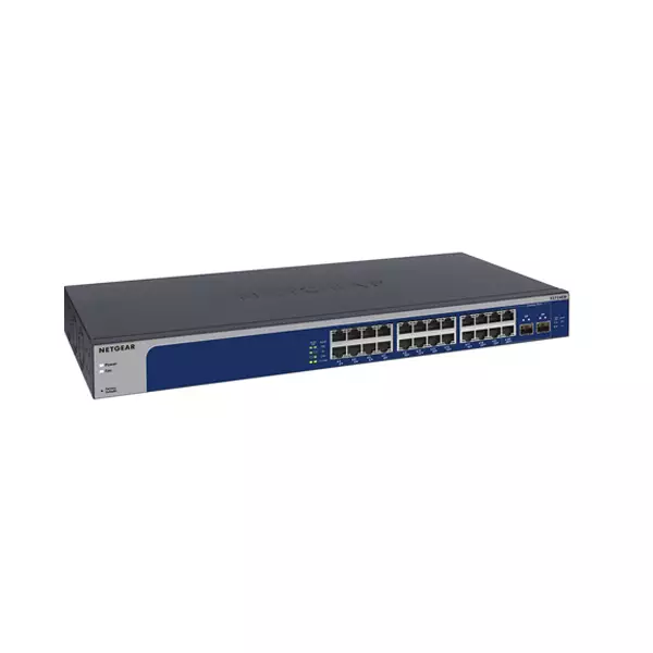 NETGEAR XS724EM 24-PORT 10-GIGABIT/MULTI-GIGABIT SMART MANAGED PLUS SWITCH