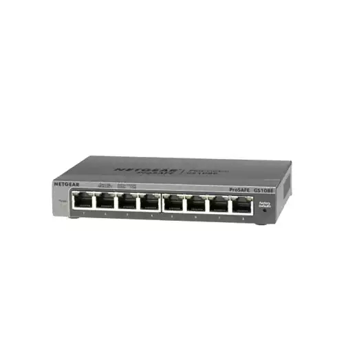 Netgear GS108E 8 Port Gigabit Plus Smart Managed Desktop Switch