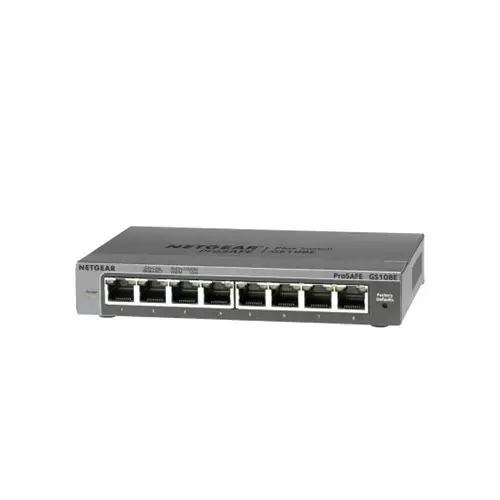 Netgear GS108E 8 Port Gigabit Plus Smart Managed Desktop Switch