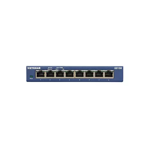 Netgear GS108 8-Port Gigabit Ethernet Unmanaged Switch